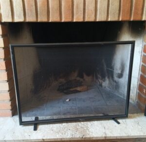 TELA P LAREIRA RETA PRETA 70X50