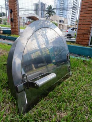 PORTA PARA FORNO DE PIZZARIA - INOX
