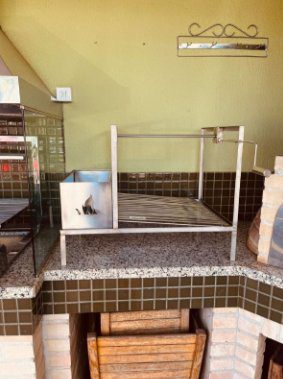 CHURRASQUEIRA PARRILHA  EM AÇO INOX