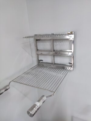 KIT SUPORTE SUSPENSO 40CM + GRELHA DE DESCANSO +GRELHA URUGUAIANA/ARAMADA + GRELHA ARGENTINA