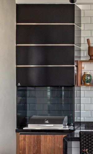 Kit Churrasqueira Gourmet Completa Preta